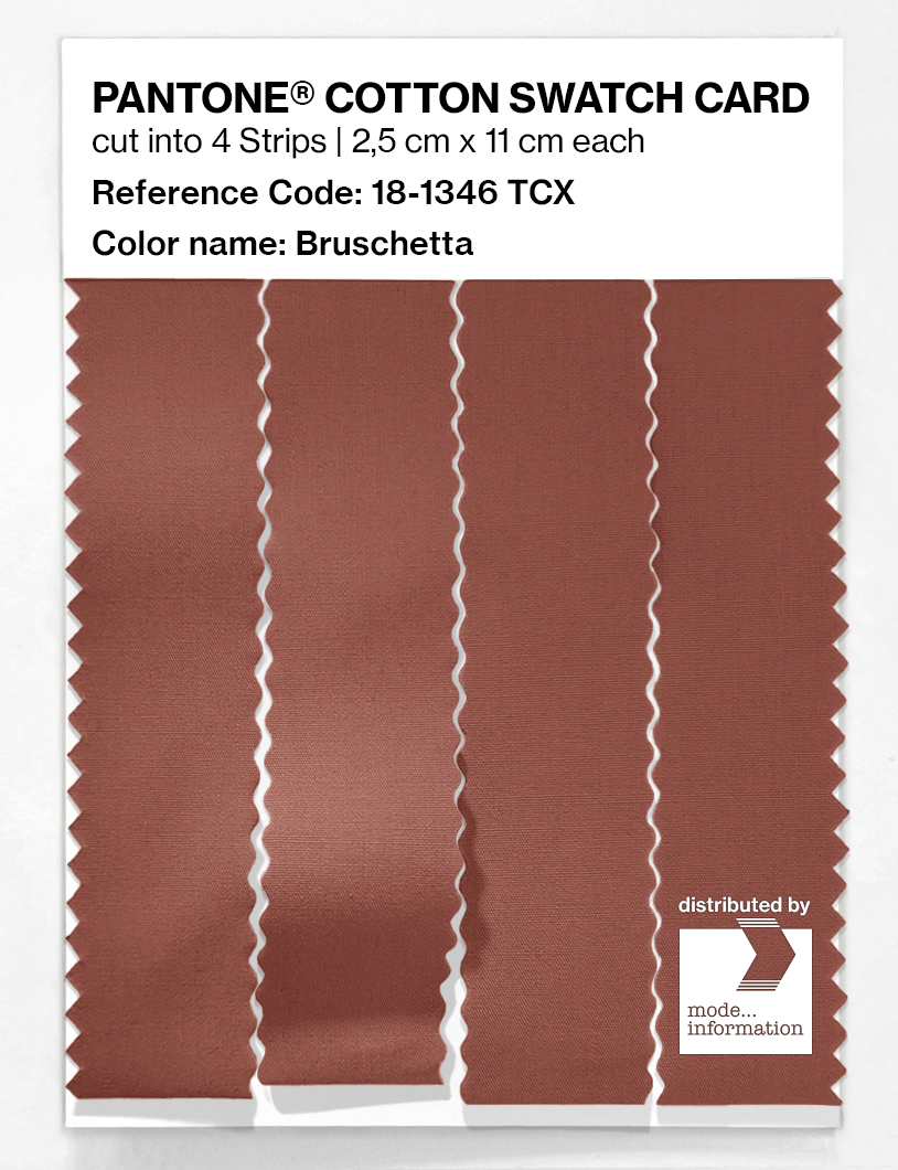 Artikelbild 3 des Artikels “PANTONE® COTTON SWATCH CARD 18-1346 TCX Bruschetta “