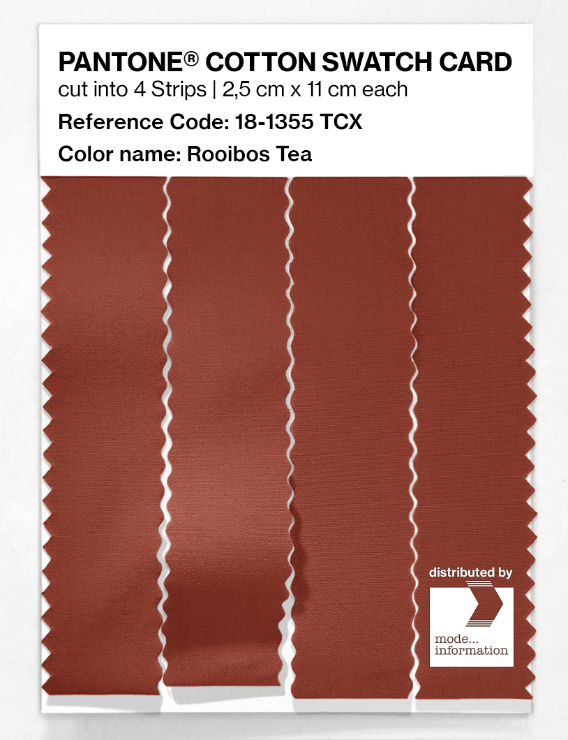 Artikelbild 3 des Artikels “PANTONE® COTTON SWATCH CARD 18-1355 TCX Rooibos Tea “