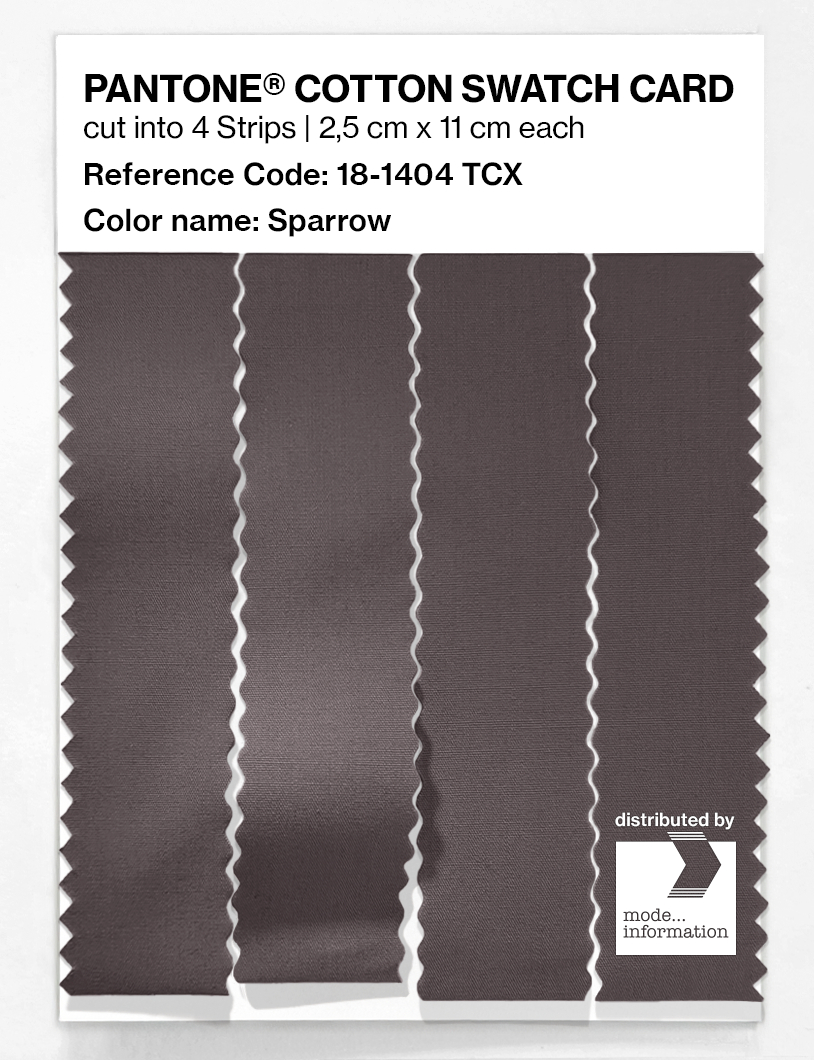 Artikelbild 3 des Artikels “PANTONE® COTTON SWATCH CARD 18-1404 TCX Sparrow “