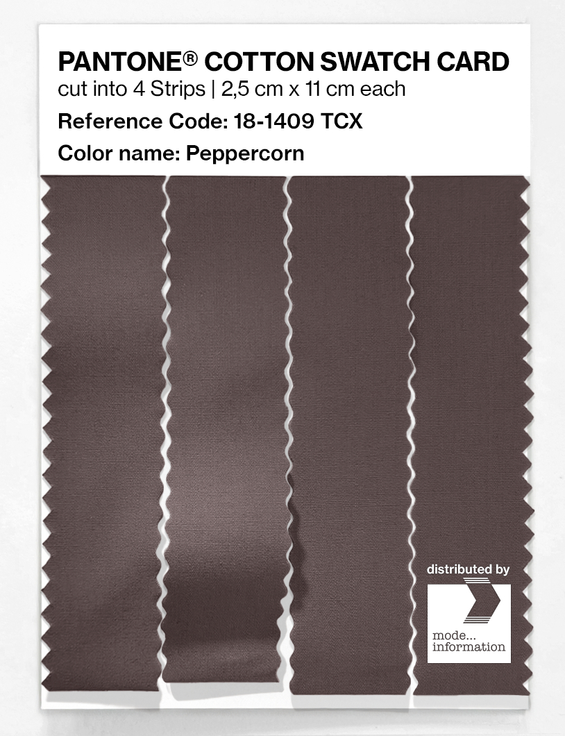 Artikelbild 3 des Artikels “PANTONE® COTTON SWATCH CARD 18-1409 TCX Peppercorn “