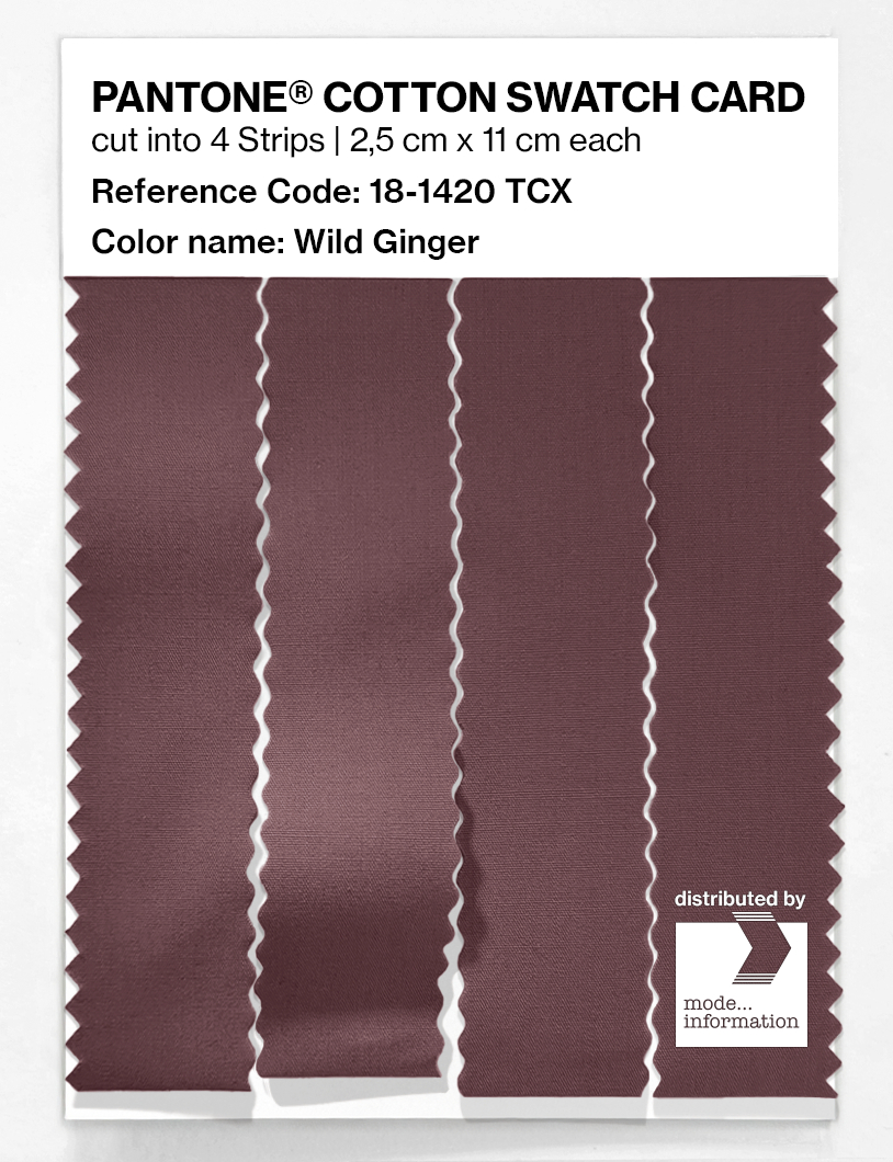 Artikelbild 3 des Artikels “PANTONE® COTTON SWATCH CARD 18-1420 TCX Wild Ginger “