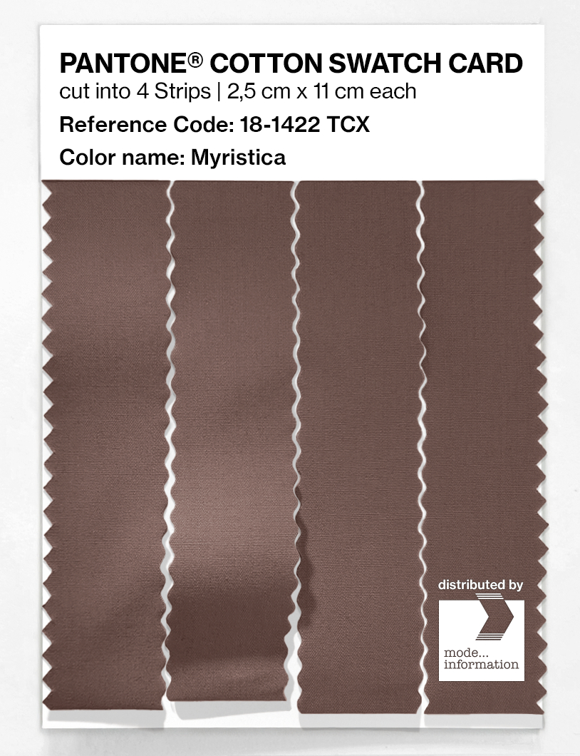 Artikelbild 3 des Artikels “PANTONE® COTTON SWATCH CARD 18-1422 TCX Myristica “