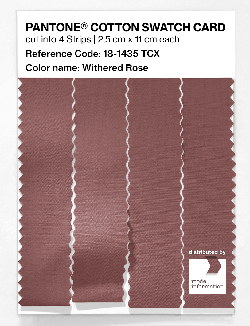 Artikelbild 3 des Artikels “PANTONE® COTTON SWATCH CARD 18-1435 TCX Withered Rose “