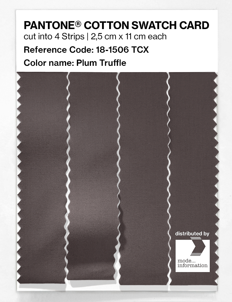 Artikelbild 3 des Artikels “PANTONE® COTTON SWATCH CARD 18-1506 TCX Plum Truffle “