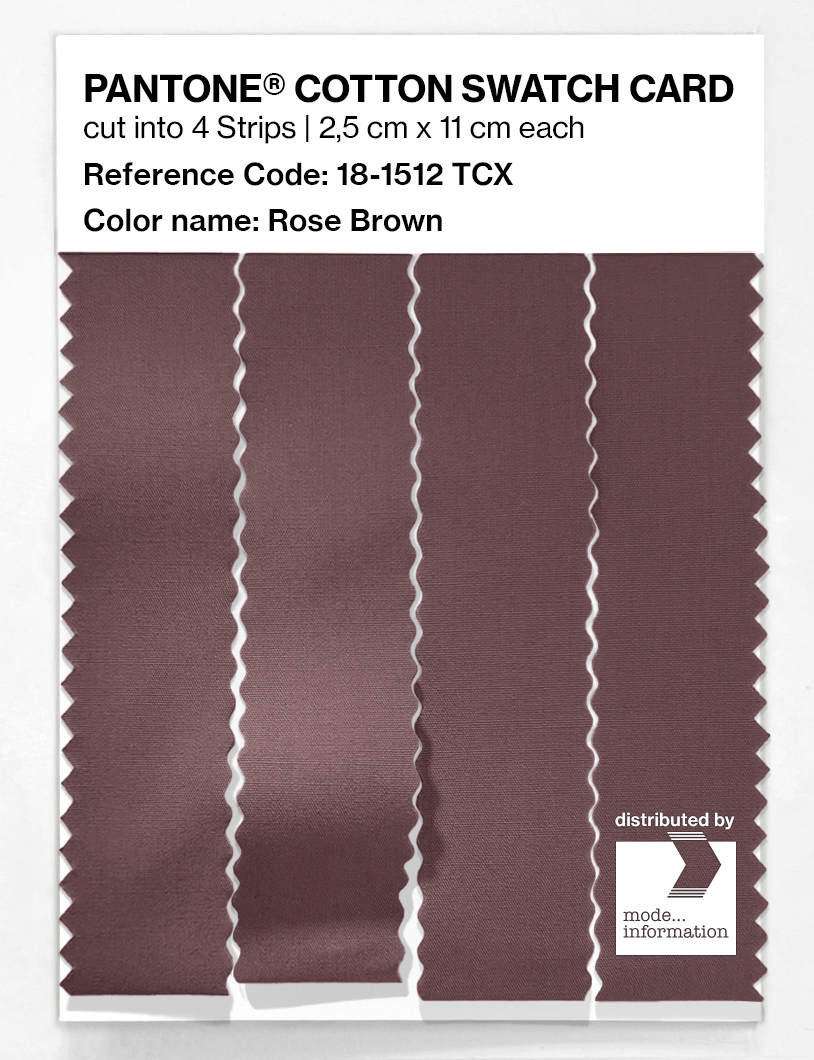 Artikelbild 3 des Artikels “PANTONE® COTTON SWATCH CARD 18-1512 TCX Rose Brown “