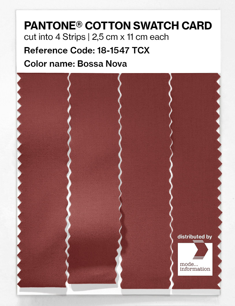 Artikelbild 3 des Artikels “PANTONE® COTTON SWATCH CARD 18-1547 TCX Bossa Nova “