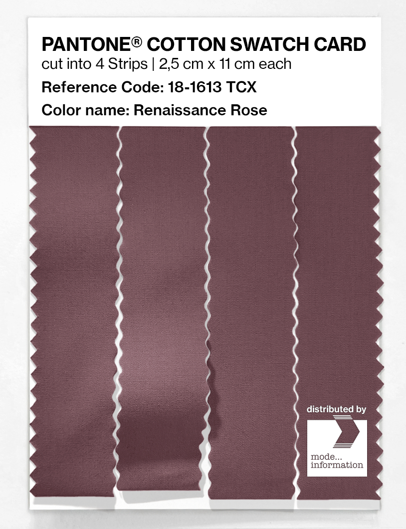 Artikelbild 3 des Artikels “PANTONE® COTTON SWATCH CARD 18-1613 TCX Renaissance Rose “