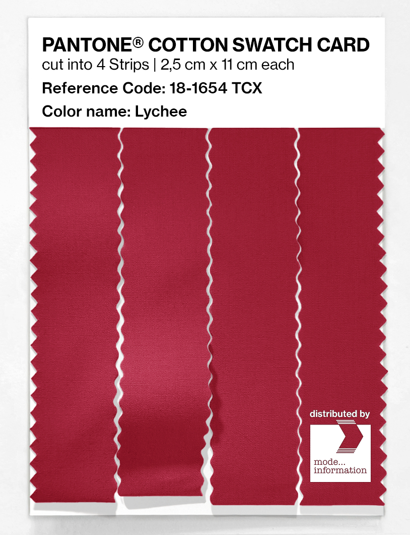Artikelbild 3 des Artikels “PANTONE® COTTON SWATCH CARD 18-1654 TCX Lychee “