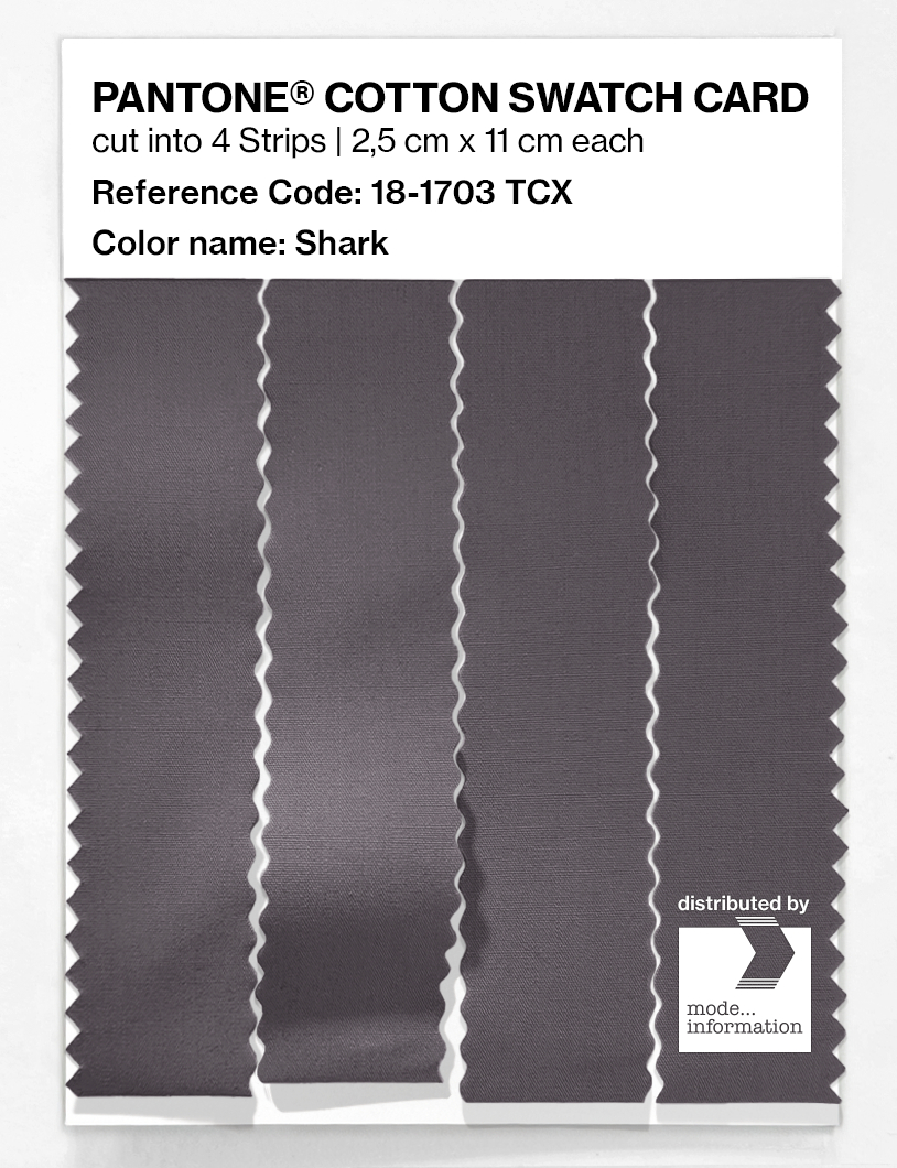 Artikelbild 3 des Artikels “PANTONE® COTTON SWATCH CARD 18-1703 TCX Shark “