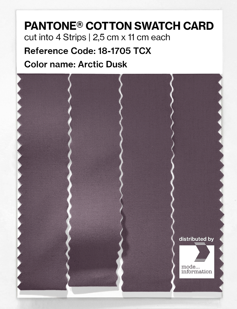 Artikelbild 3 des Artikels “PANTONE® COTTON SWATCH CARD 18-1705 TCX Arctic Dusk “