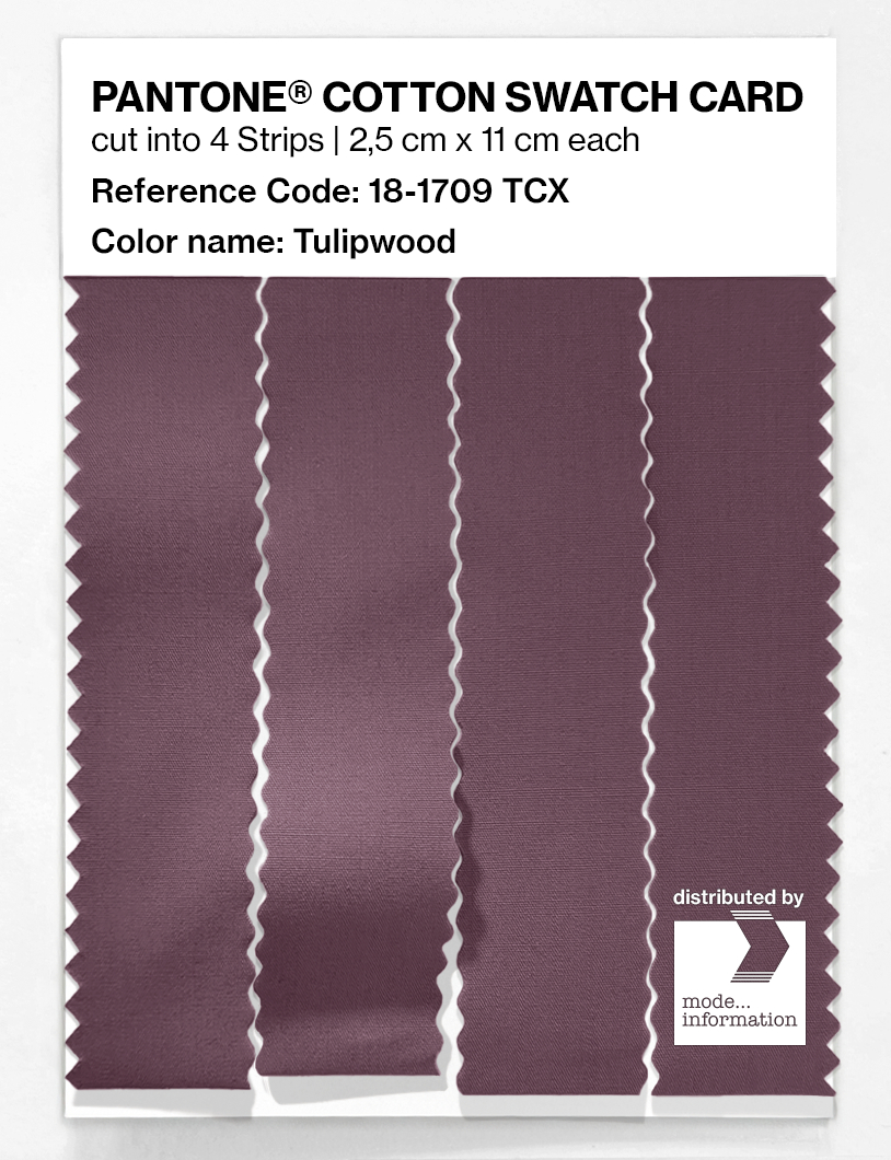 Artikelbild 3 des Artikels “PANTONE® COTTON SWATCH CARD 18-1709 TCX Tulipwood “