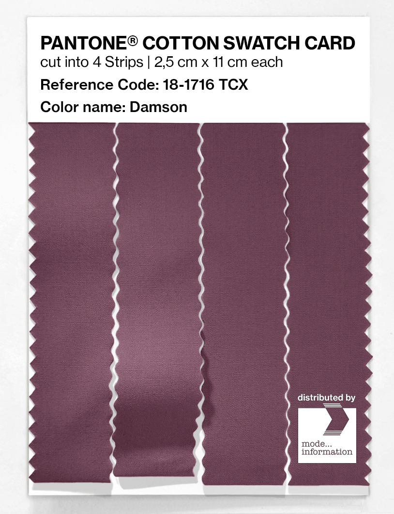 Artikelbild 3 des Artikels “PANTONE® COTTON SWATCH CARD 18-1716 TCX Damson “