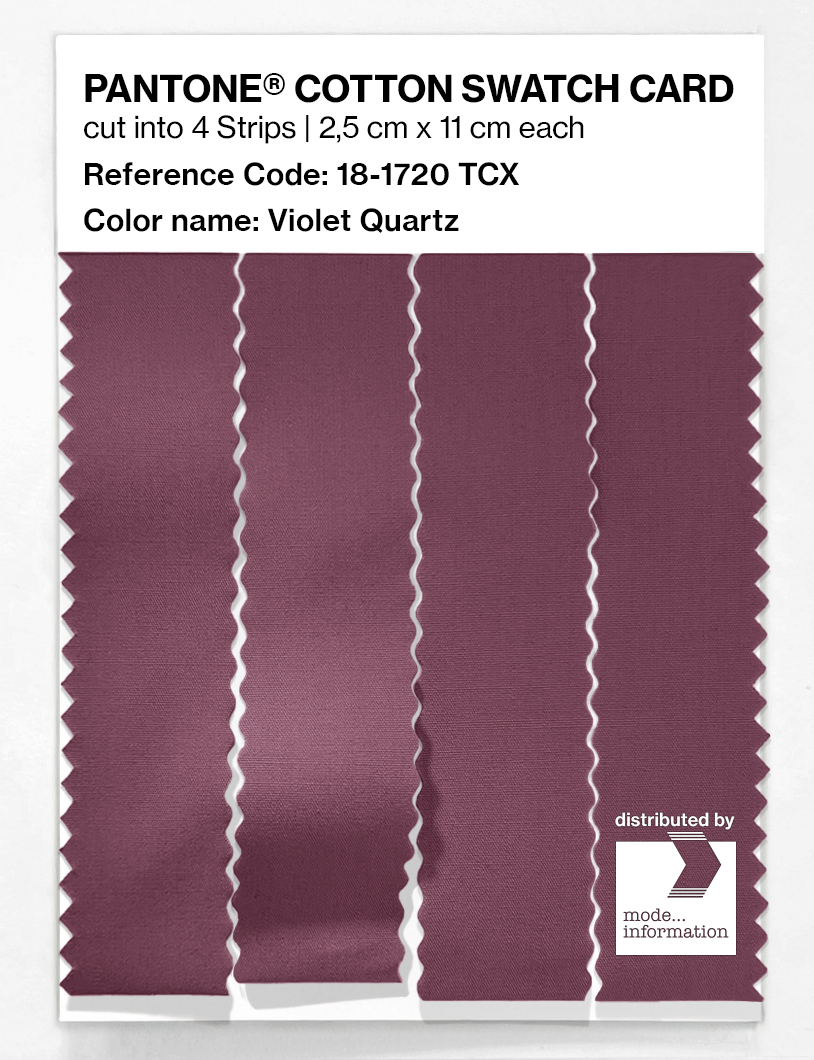 Artikelbild 3 des Artikels “PANTONE® COTTON SWATCH CARD 18-1720 TCX Violet Quartz “