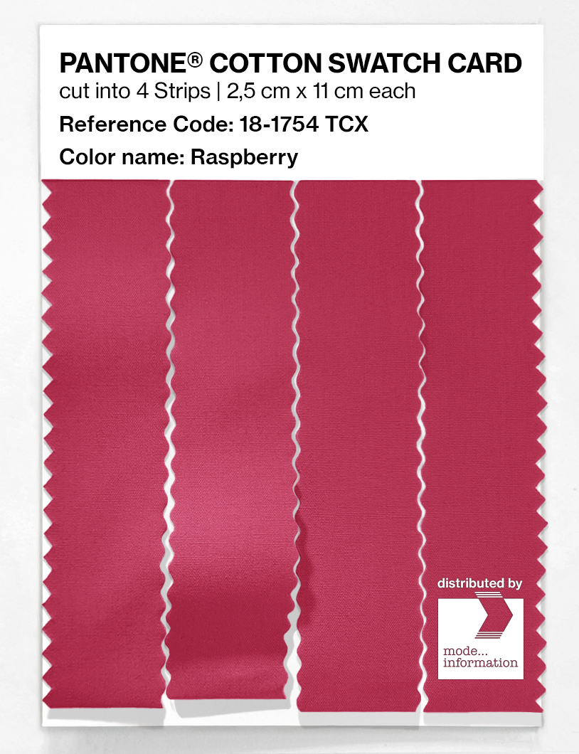 Artikelbild 3 des Artikels “PANTONE® COTTON SWATCH CARD 18-1754 TCX Raspberry “