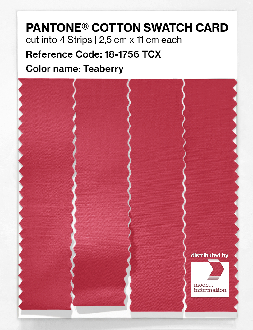 Artikelbild 3 des Artikels “PANTONE® COTTON SWATCH CARD 18-1756 TCX Teaberry “