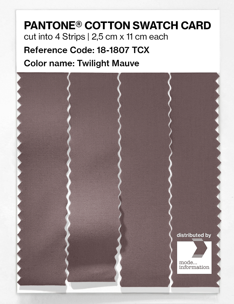 Artikelbild 3 des Artikels “PANTONE® COTTON SWATCH CARD 18-1807 TCX Twilight Mauve “