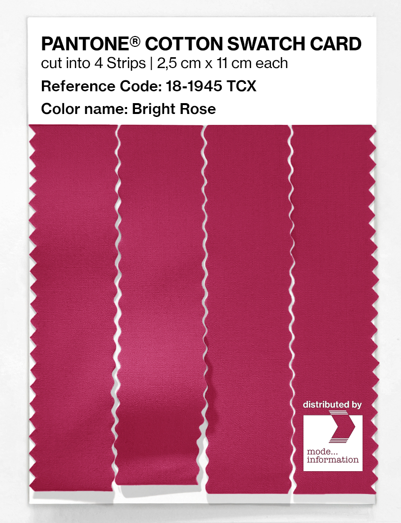 Artikelbild 3 des Artikels “PANTONE® COTTON SWATCH CARD 18-1945 TCX Bright Rose “