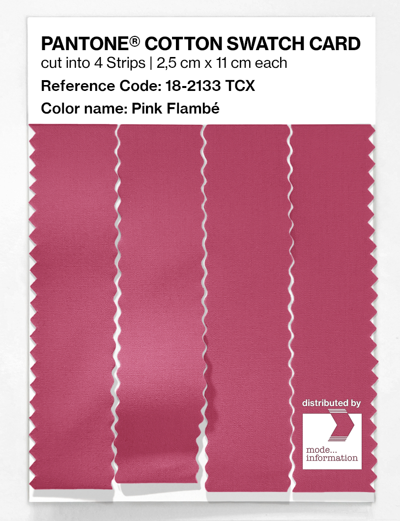 Artikelbild 3 des Artikels “PANTONE® COTTON SWATCH CARD 18-2133 TCX Pink Flambé “