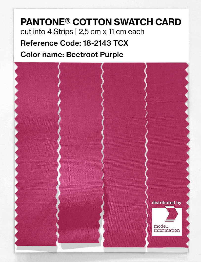 Artikelbild 3 des Artikels “PANTONE® COTTON SWATCH CARD 18-2143 TCX Beetroot Purple “