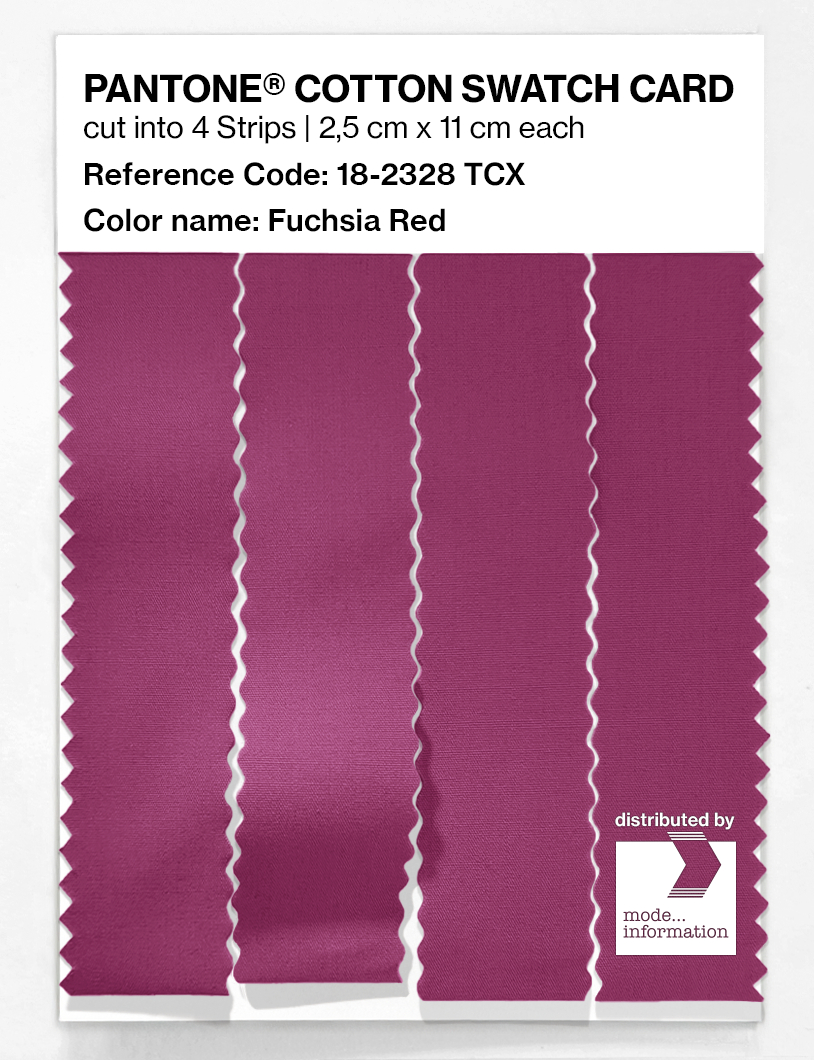 Artikelbild 3 des Artikels “PANTONE® COTTON SWATCH CARD 18-2328 TCX Fuchsia Red “