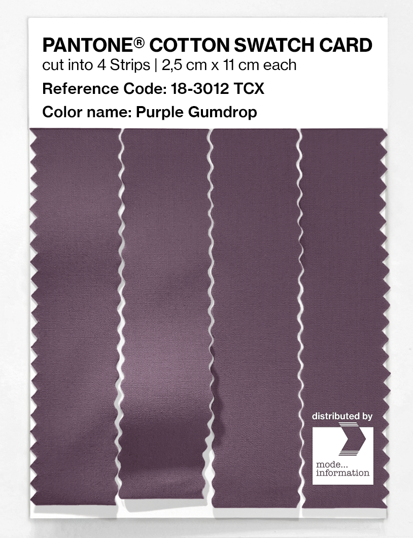 Artikelbild 3 des Artikels “PANTONE® COTTON SWATCH CARD 18-3012 TCX Purple Gumdrop “