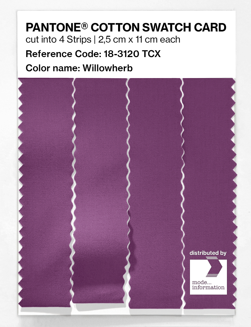 Artikelbild 3 des Artikels “PANTONE® COTTON SWATCH CARD 18-3120 TCX Willowherb “