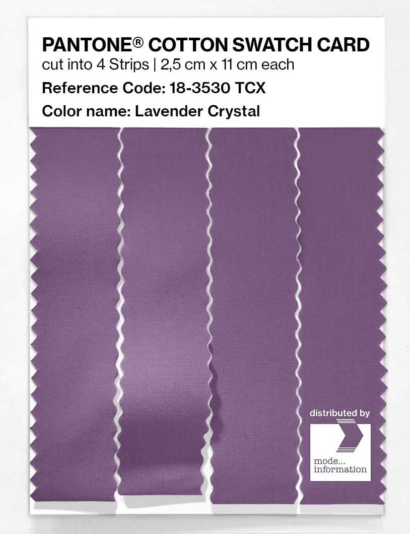 Artikelbild 3 des Artikels “PANTONE® COTTON SWATCH CARD 18-3530 TCX Lavender Crystal “