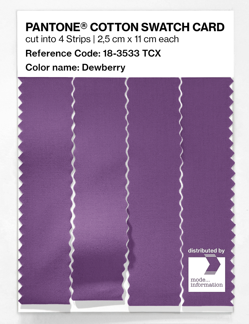 Artikelbild 3 des Artikels “PANTONE® COTTON SWATCH CARD 18-3533 TCX Dewberry “