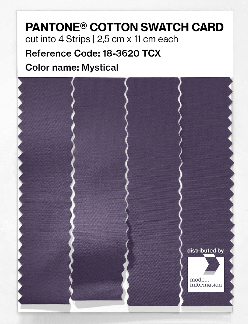Artikelbild 3 des Artikels “PANTONE® COTTON SWATCH CARD 18-3620 TCX Mystical “