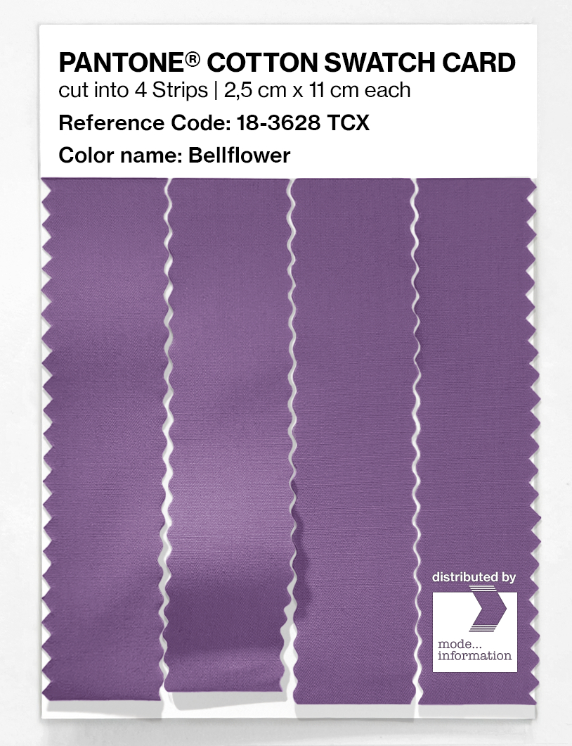Artikelbild 3 des Artikels “PANTONE® COTTON SWATCH CARD 18-3628 TCX Bellflower “
