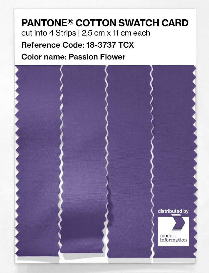 Artikelbild 3 des Artikels “PANTONE® COTTON SWATCH CARD 18-3737 TCX Passion Flower “