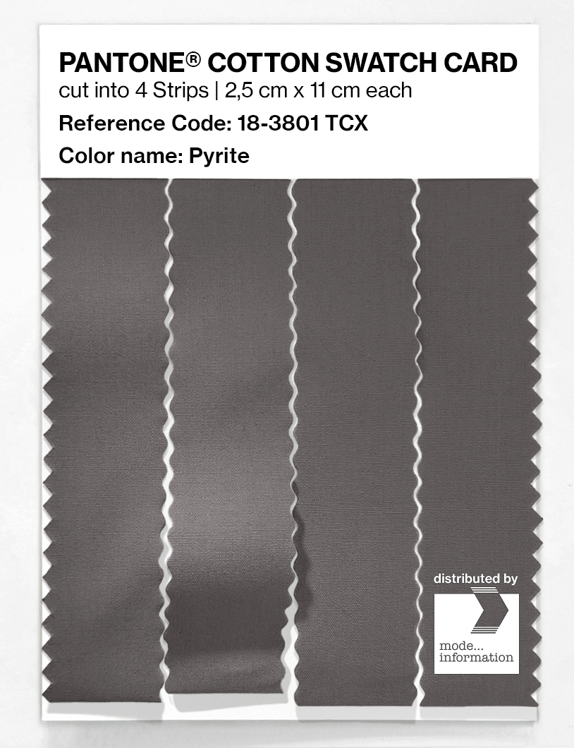 Artikelbild 3 des Artikels “PANTONE® COTTON SWATCH CARD 18-3801 TCX Pyrite “
