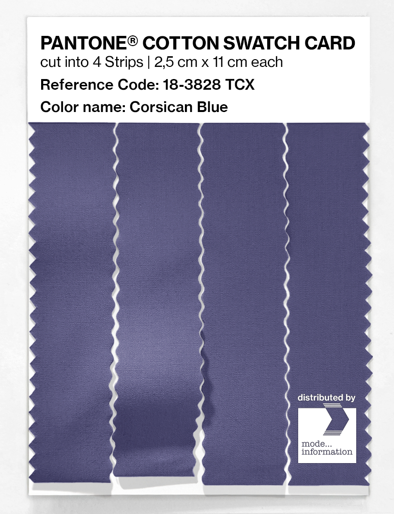 Artikelbild 3 des Artikels “PANTONE® COTTON SWATCH CARD 18-3828 TCX Corsican Blue “