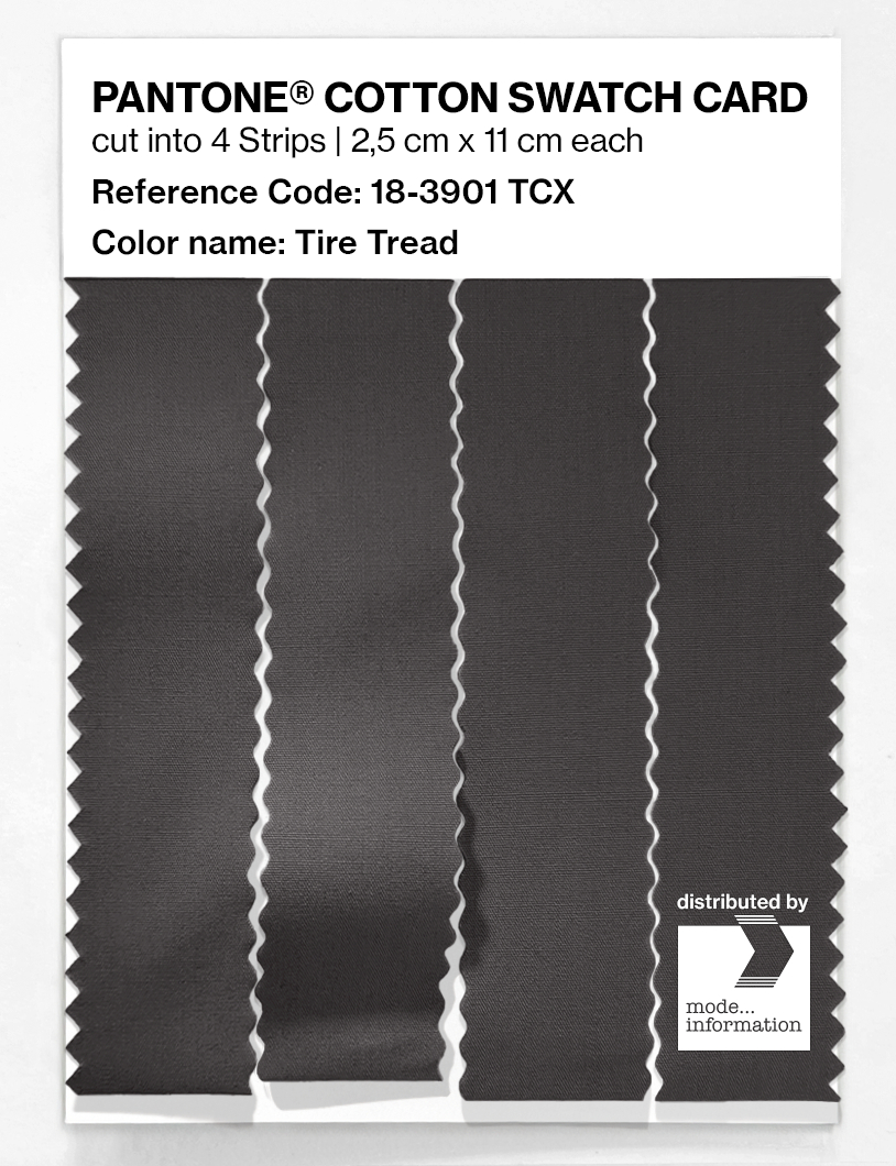 Artikelbild 3 des Artikels “PANTONE® COTTON SWATCH CARD 18-3901 TCX Tire Tread “