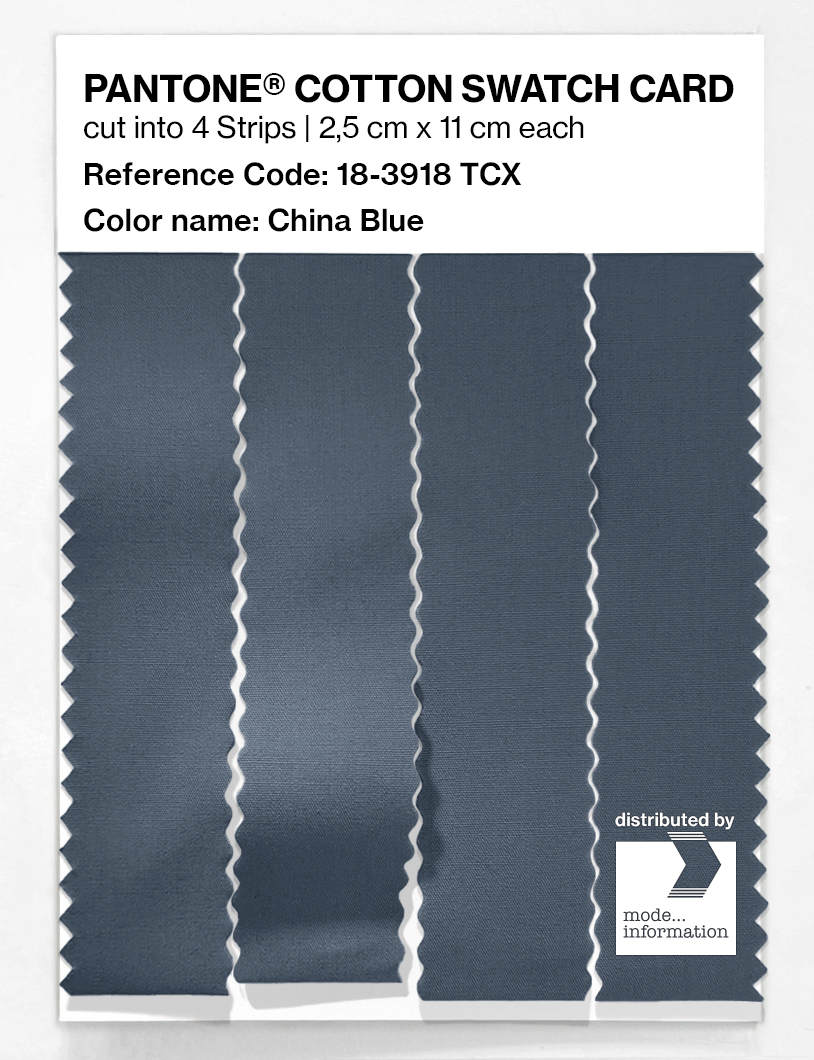 Artikelbild 3 des Artikels “PANTONE® COTTON SWATCH CARD 18-3918 TCX China Blue “