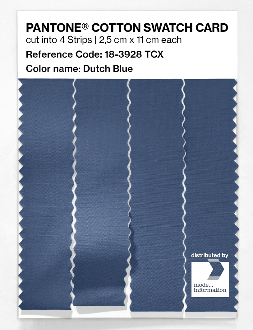Artikelbild 3 des Artikels “PANTONE® COTTON SWATCH CARD 18-3928 TCX Dutch Blue “