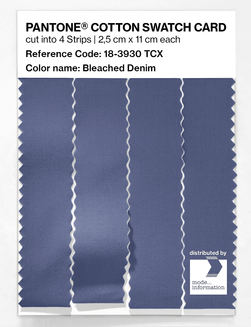 Artikelbild 3 des Artikels “PANTONE® COTTON SWATCH CARD 18-3930 TCX Bleached Denim “