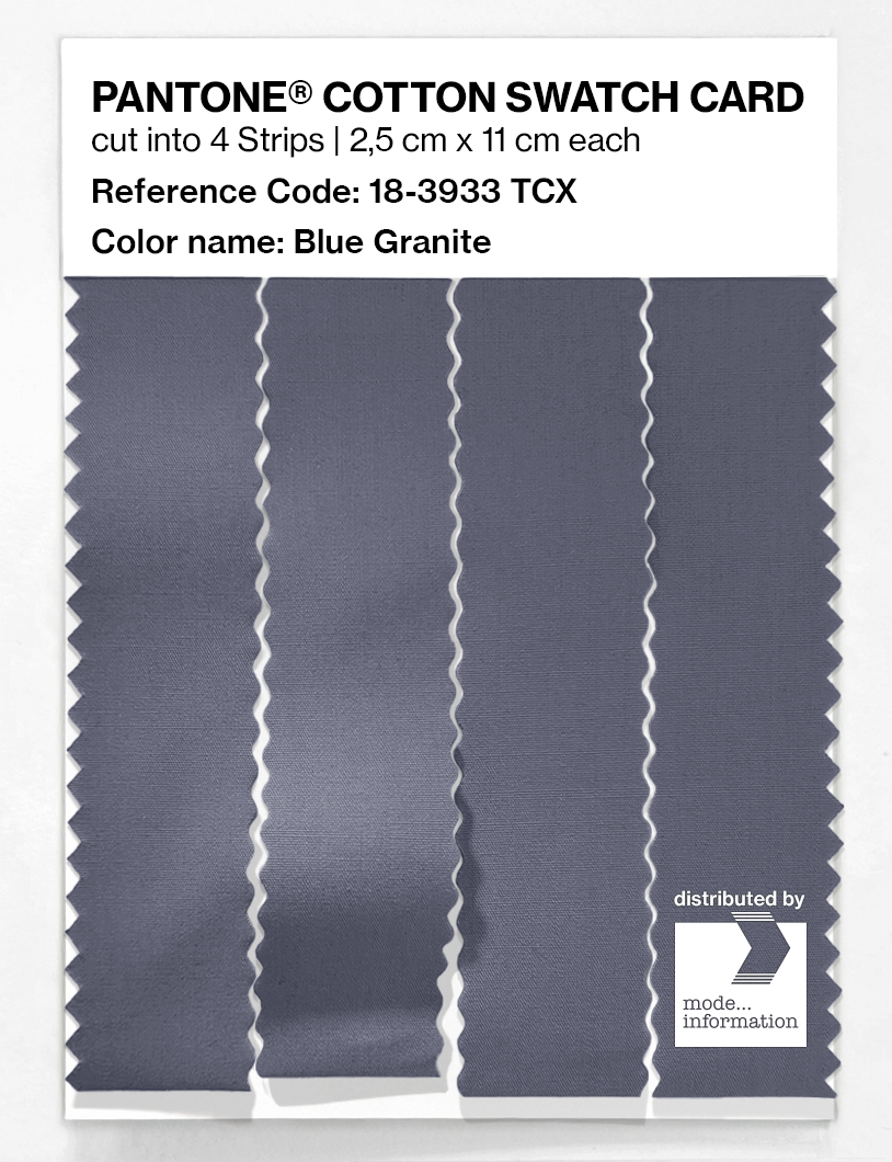 Artikelbild 3 des Artikels “PANTONE® COTTON SWATCH CARD 18-3933 TCX Blue Granite “