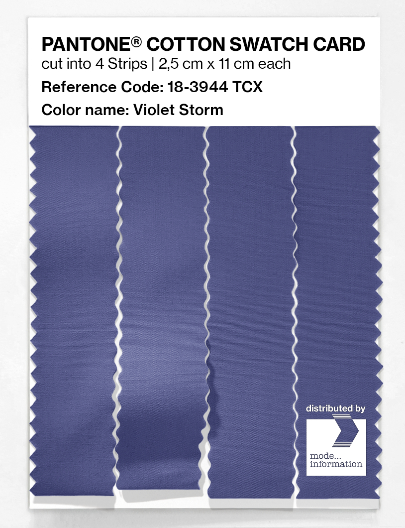 Artikelbild 3 des Artikels “PANTONE® COTTON SWATCH CARD 18-3944 TCX Violet Storm “