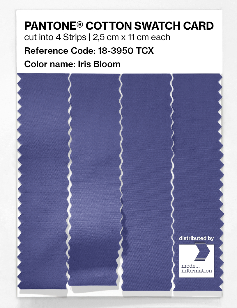 Artikelbild 3 des Artikels “PANTONE® COTTON SWATCH CARD 18-3950 TCX Iris Bloom “