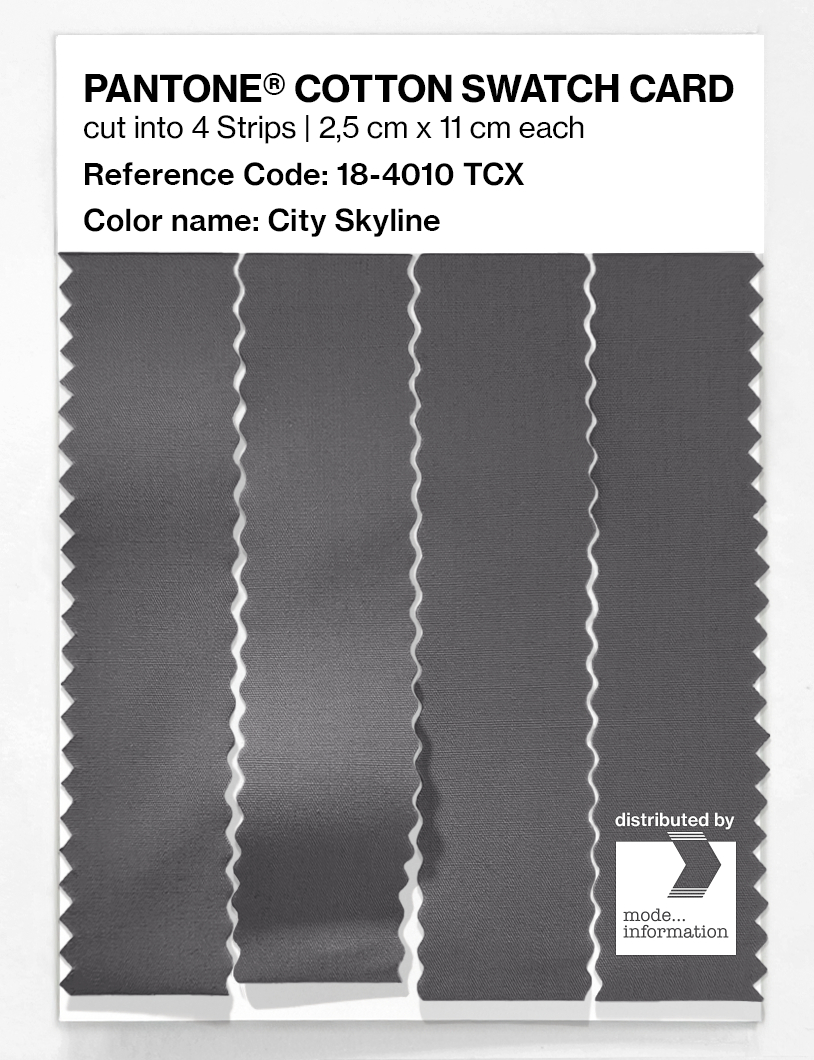 Artikelbild 3 des Artikels “PANTONE® COTTON SWATCH CARD 18-4010 TCX City Skyline “
