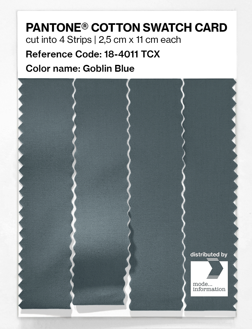 Artikelbild 3 des Artikels “PANTONE® COTTON SWATCH CARD 18-4011 TCX Goblin Blue “