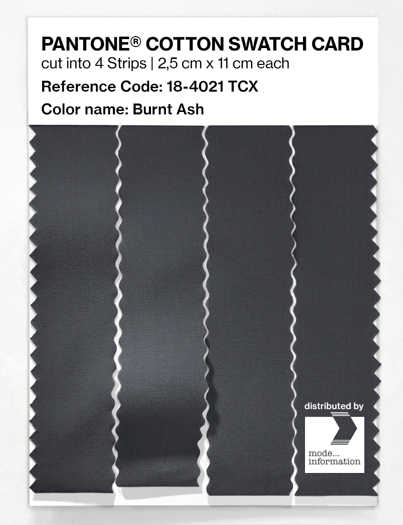 Artikelbild 3 des Artikels “PANTONE® COTTON SWATCH CARD 18-4021 TCX Burnt Ash “