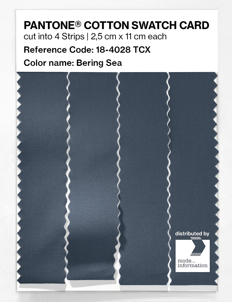 Artikelbild 3 des Artikels “PANTONE® COTTON SWATCH CARD 18-4028 TCX Bering Sea “