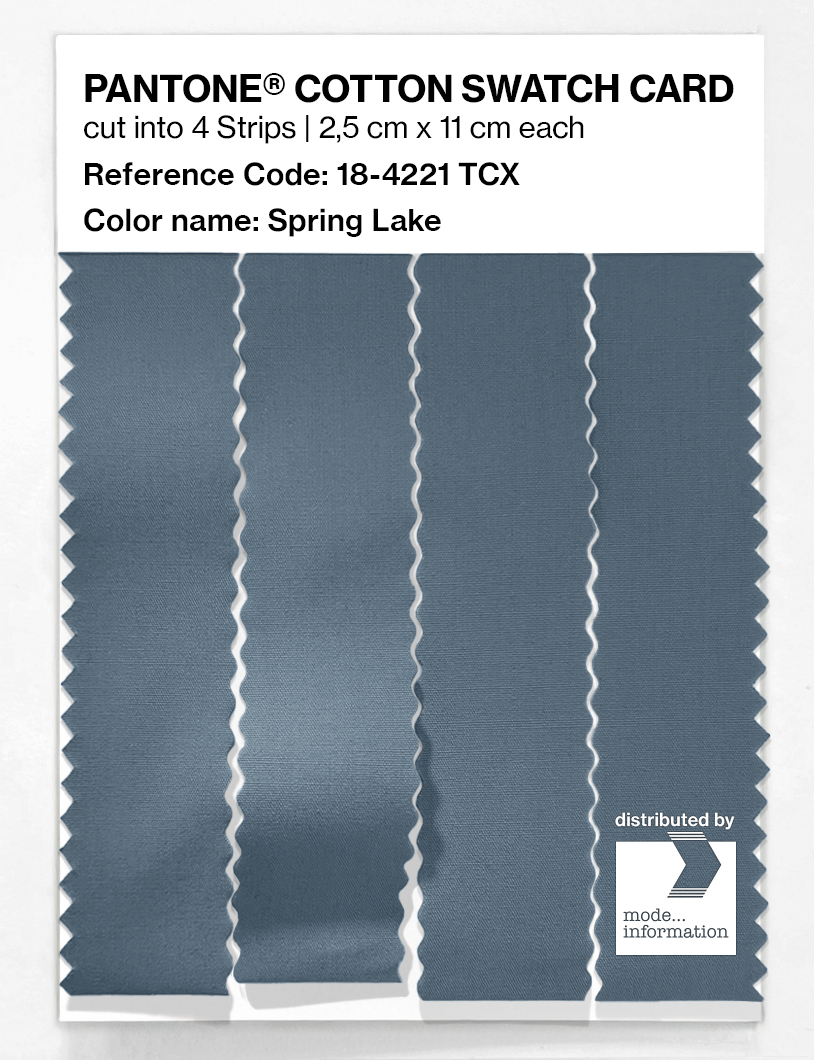 Artikelbild 3 des Artikels “PANTONE® COTTON SWATCH CARD 18-4221 TCX Spring Lake “