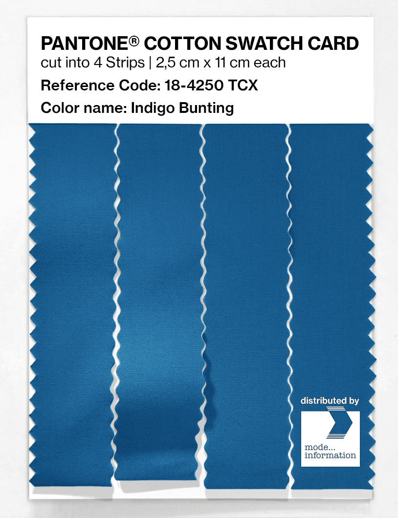 Artikelbild 3 des Artikels “PANTONE® COTTON SWATCH CARD 18-4250 TCX Indigo Bunting “
