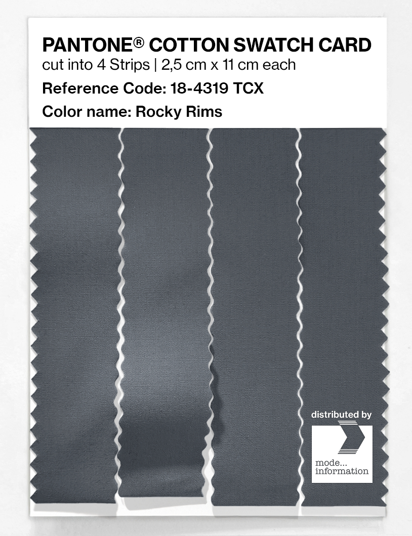 Artikelbild 3 des Artikels “PANTONE® COTTON SWATCH CARD 18-4319 TCX Rocky Rims “