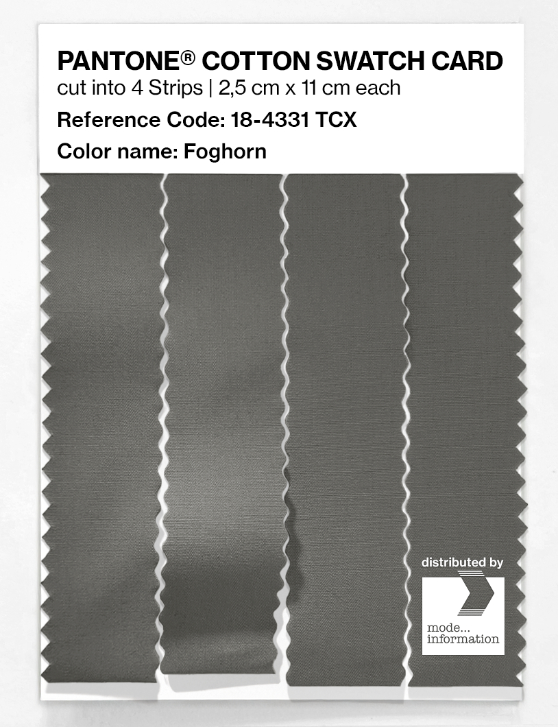 Artikelbild 3 des Artikels “PANTONE® COTTON SWATCH CARD 18-4331 TCX Foghorn “