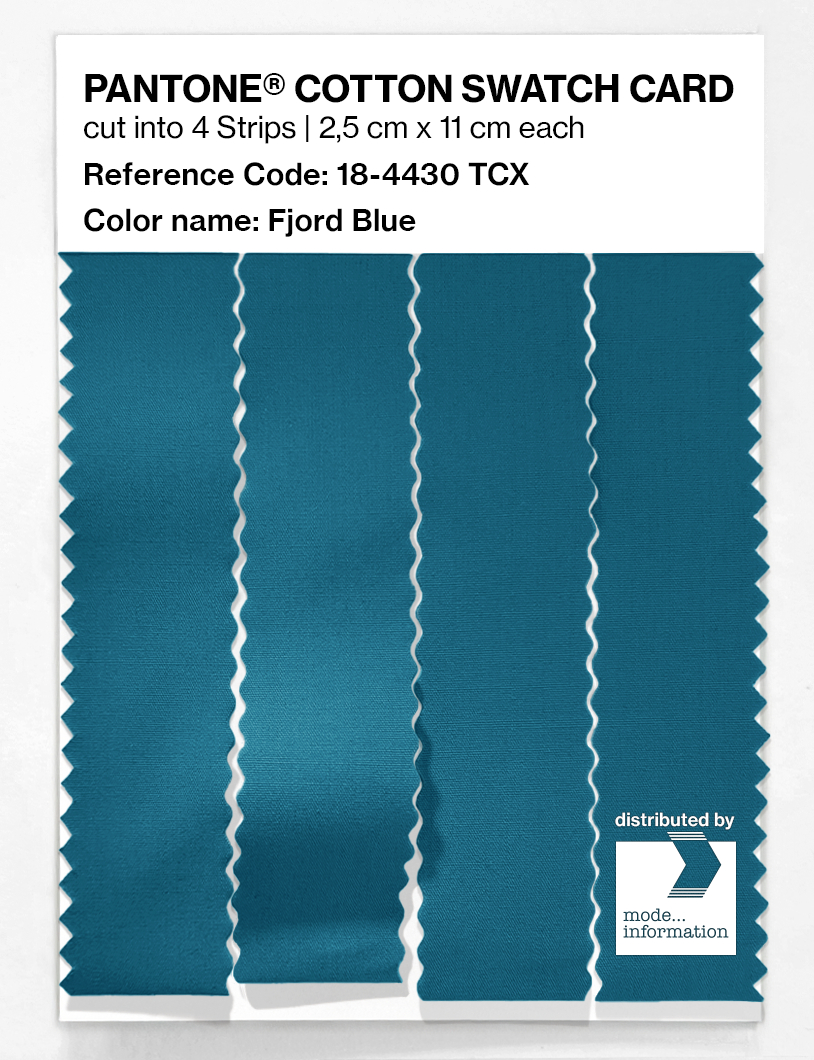 Artikelbild 3 des Artikels “PANTONE® COTTON SWATCH CARD 18-4430 TCX Fjord Blue “