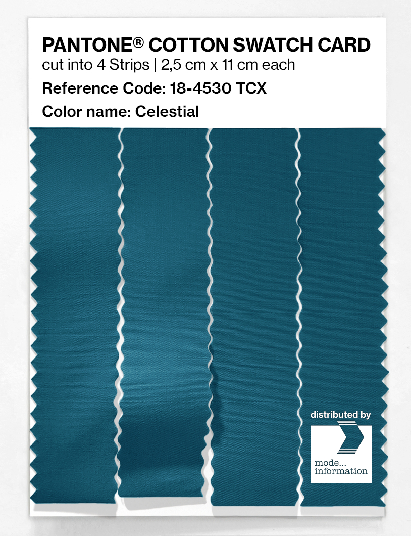 Artikelbild 3 des Artikels “PANTONE® COTTON SWATCH CARD 18-4530 TCX Celestial “